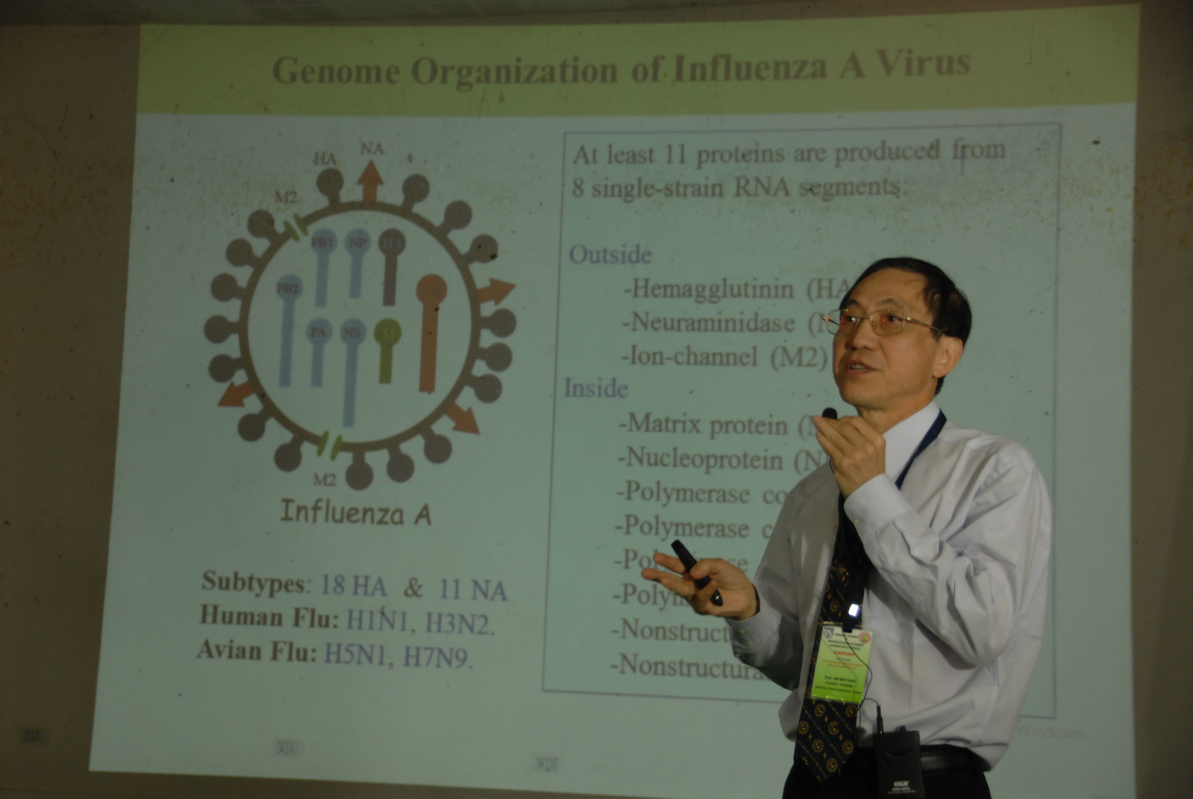 Prof. Zhang From Taiwan during Talk